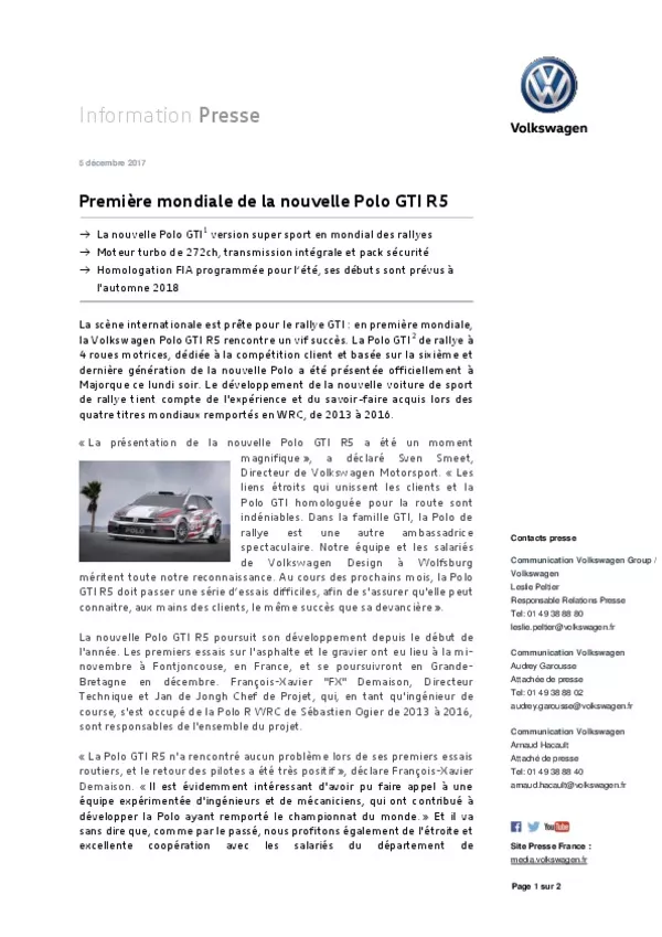 171205Premiere mondiale de la nouvelle Polo GTI R5-pdf