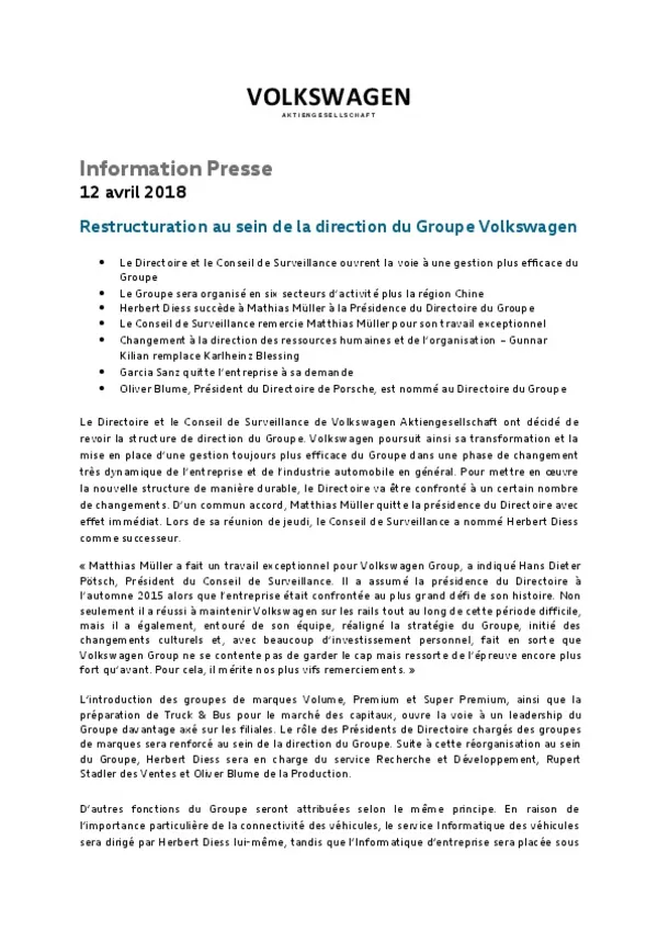 180412Restructuration au sein de la direction du Groupe Volkswagen-pdf