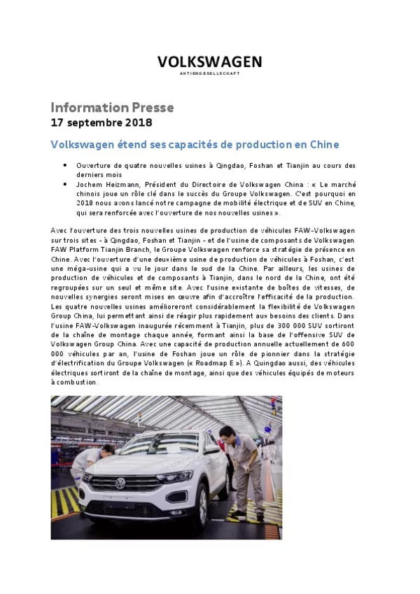180917Volkswagen etend ses capacites de production en Chine-pdf