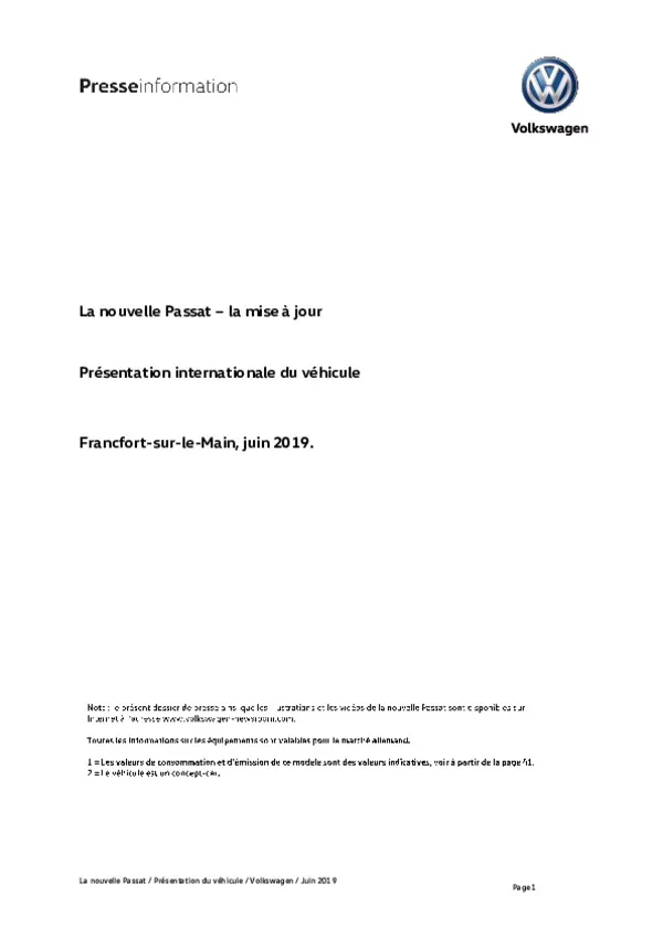 Dossier de presse Nouvelle Passat-pdf