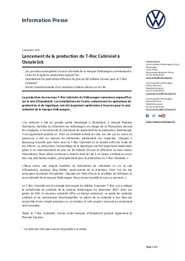 191204 Lancement de la production du T-Roc Cabriolet a Osnabrck-pdf