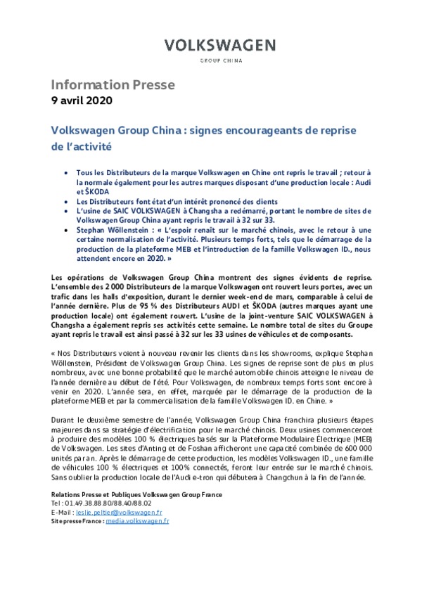 200409Volkswagen Group China signes encourageants de reprise de lactivite-pdf