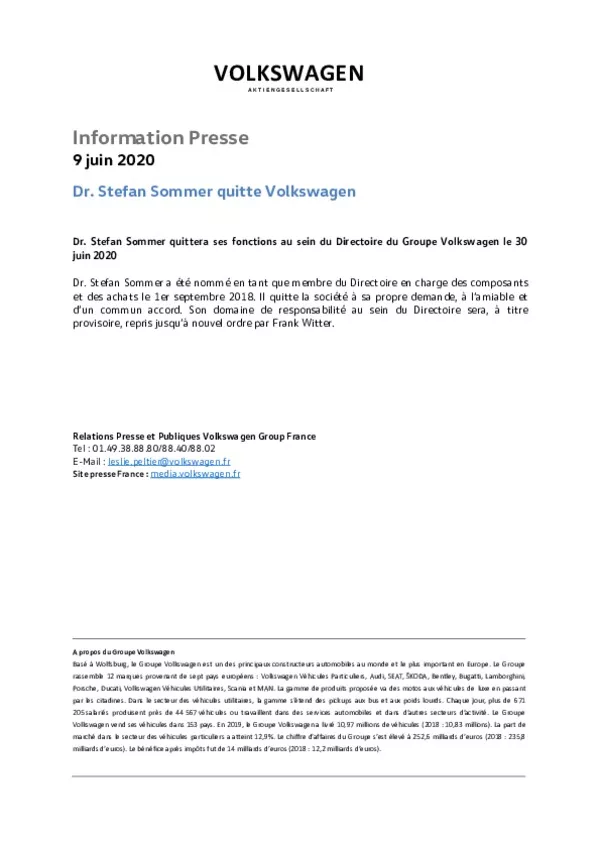 200609 Dr  Stefan Sommer quitte Volkswagen-pdf