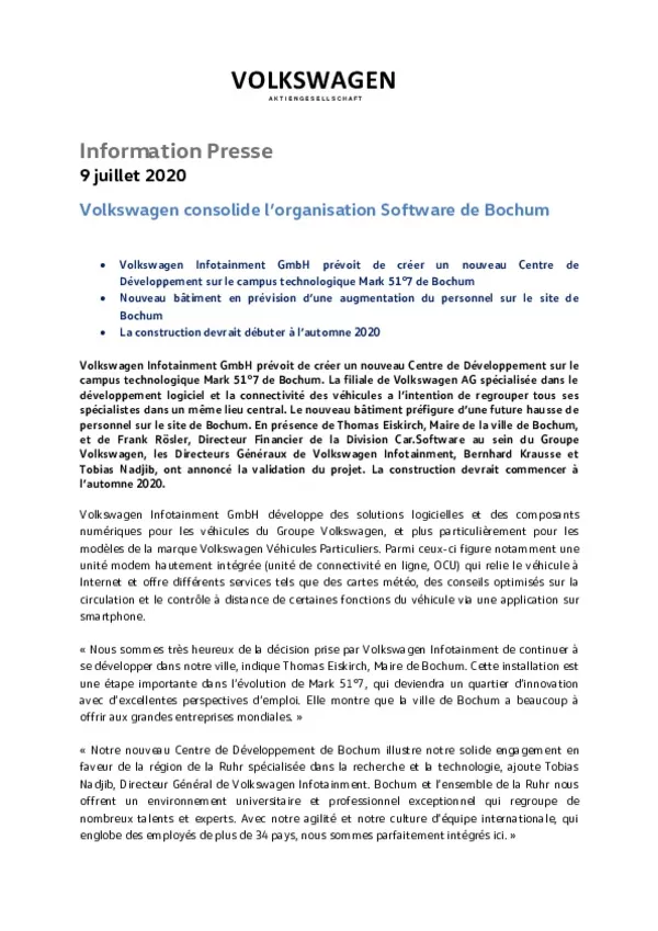 200709Volkswagen consolide lorganisation Software de Bochum-pdf