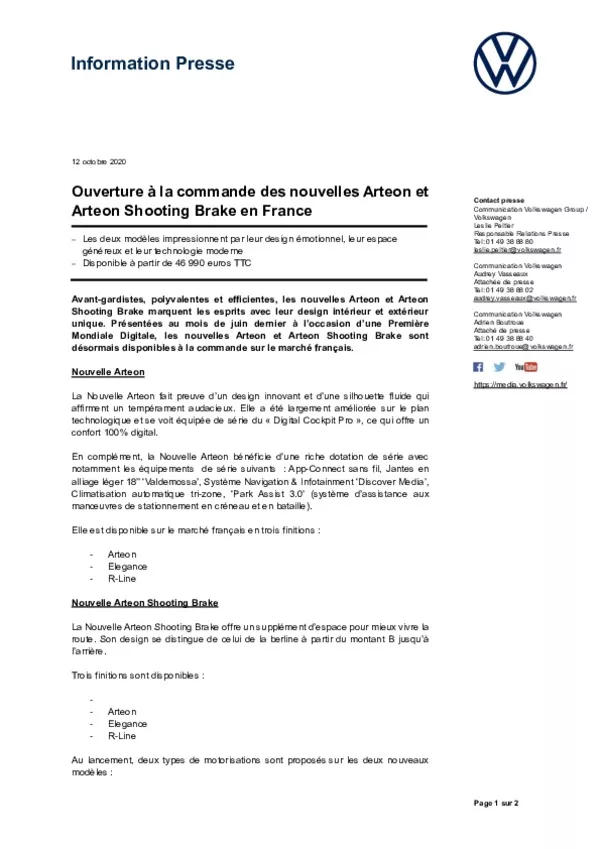 201012Ouverture a la commande des nouvelles Arteon et Arteon Shooting Brake en France-pdf