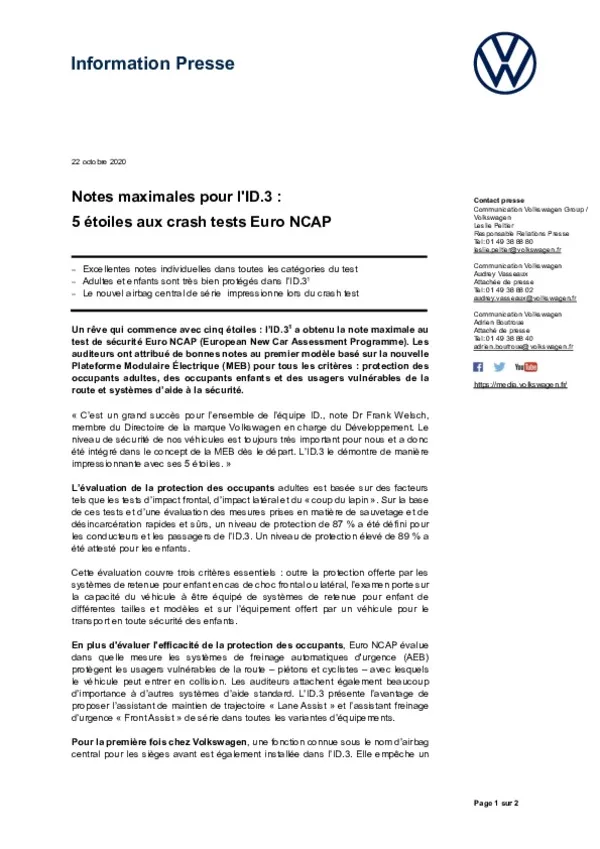 201022Notes maximales pour lID-3 5 etoiles aux crash tests Euro NCAP-pdf