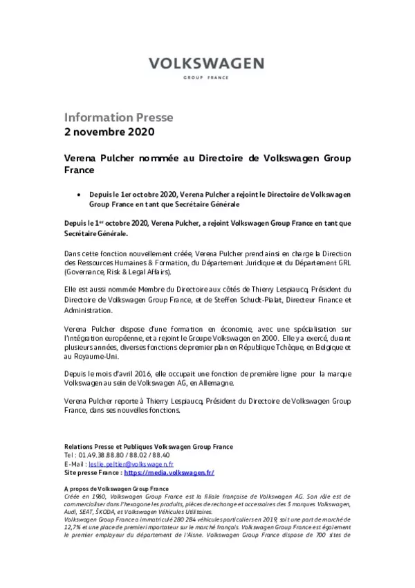 201102Verena Pulcher nommee au Directoire de Volkswagen Group France-pdf