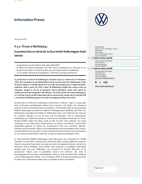 201228Il y a 75 ans a Wolfsburgla production en serie de la Coccinelle Volkswagen etait lancee-pdf