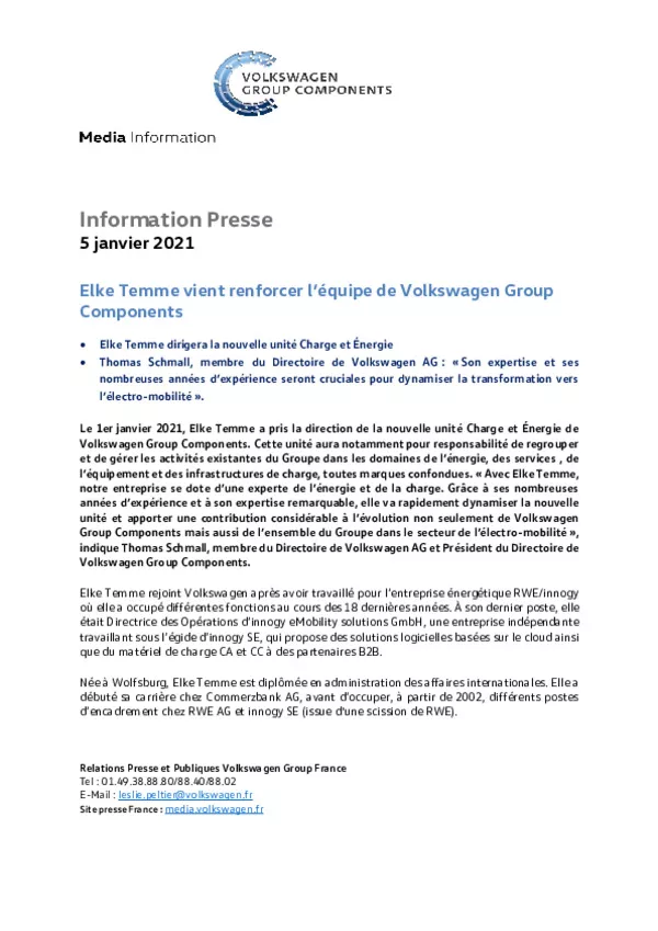 210105Elke Temme vient renforcer lequipe de Volkswagen Group Components-pdf
