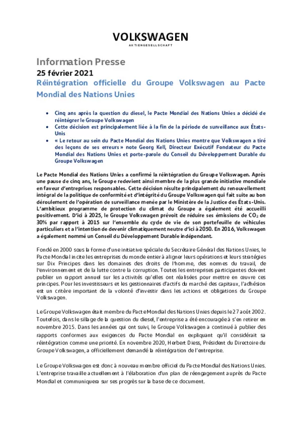 210225Reintegration officielle du Groupe Volkswagen au Pacte Mondial des Nations Unies-pdf