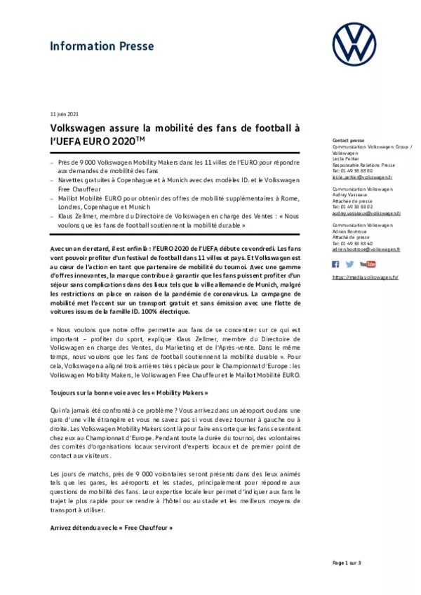 210611Volkswagen assure la mobilite des fans de football a lEURO 2020TM de lUEFA-pdf