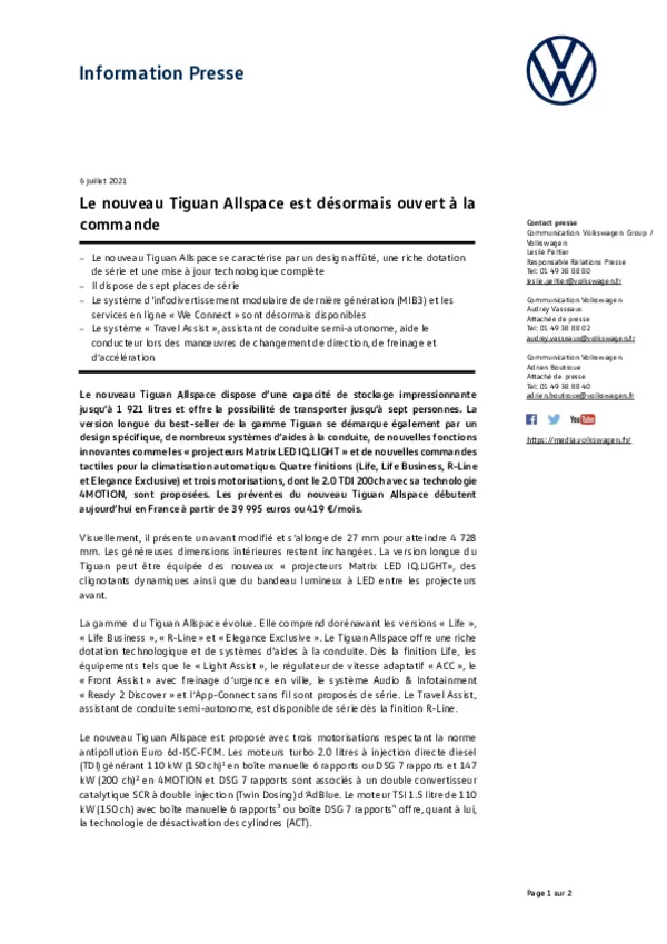210706Les commandes du nouveau Tiguan Allspace sont maintenant ouvertes-pdf
