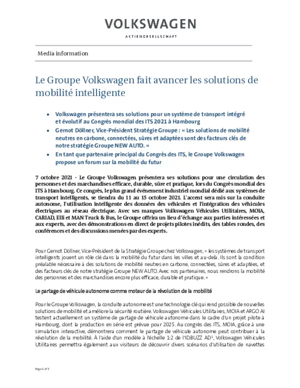 211007Le Groupe Volkswagen fait avancer les solutions de mobilite intelligente-pdf