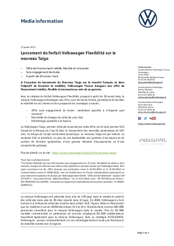 220117Lancement du forfait Volkswagen Flexibilite sur le nouveau Taigo-pdf