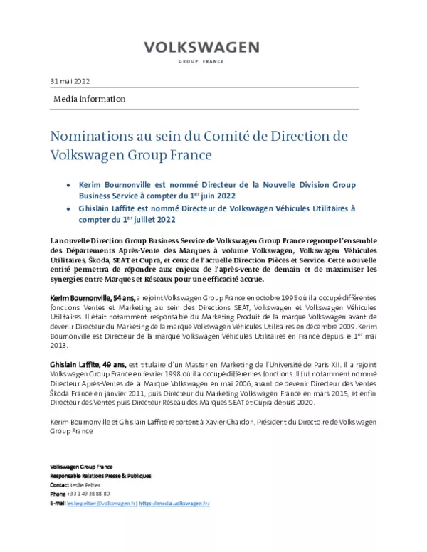 220531Nominations au sein du Comite de Direction de Volkswagen Group France-pdf