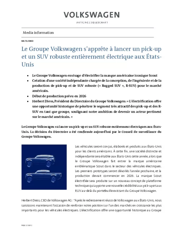 220512Le Groupe Volkswagen va lancer un pick-up et un SUV tout-terrain entierement electrique aux Etats-Unis-pdf