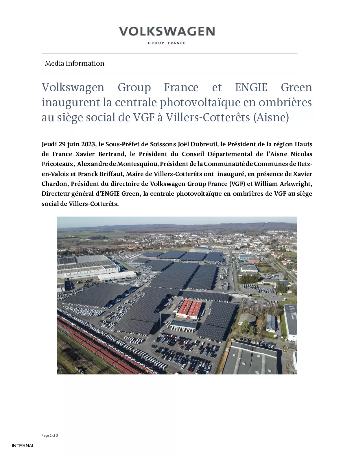 Volkswagen Group France et ENGIE Green inaugurent la centrale photovoltaïque en ombrières au siège social de VGF à Villers-Cotterêts-pdf