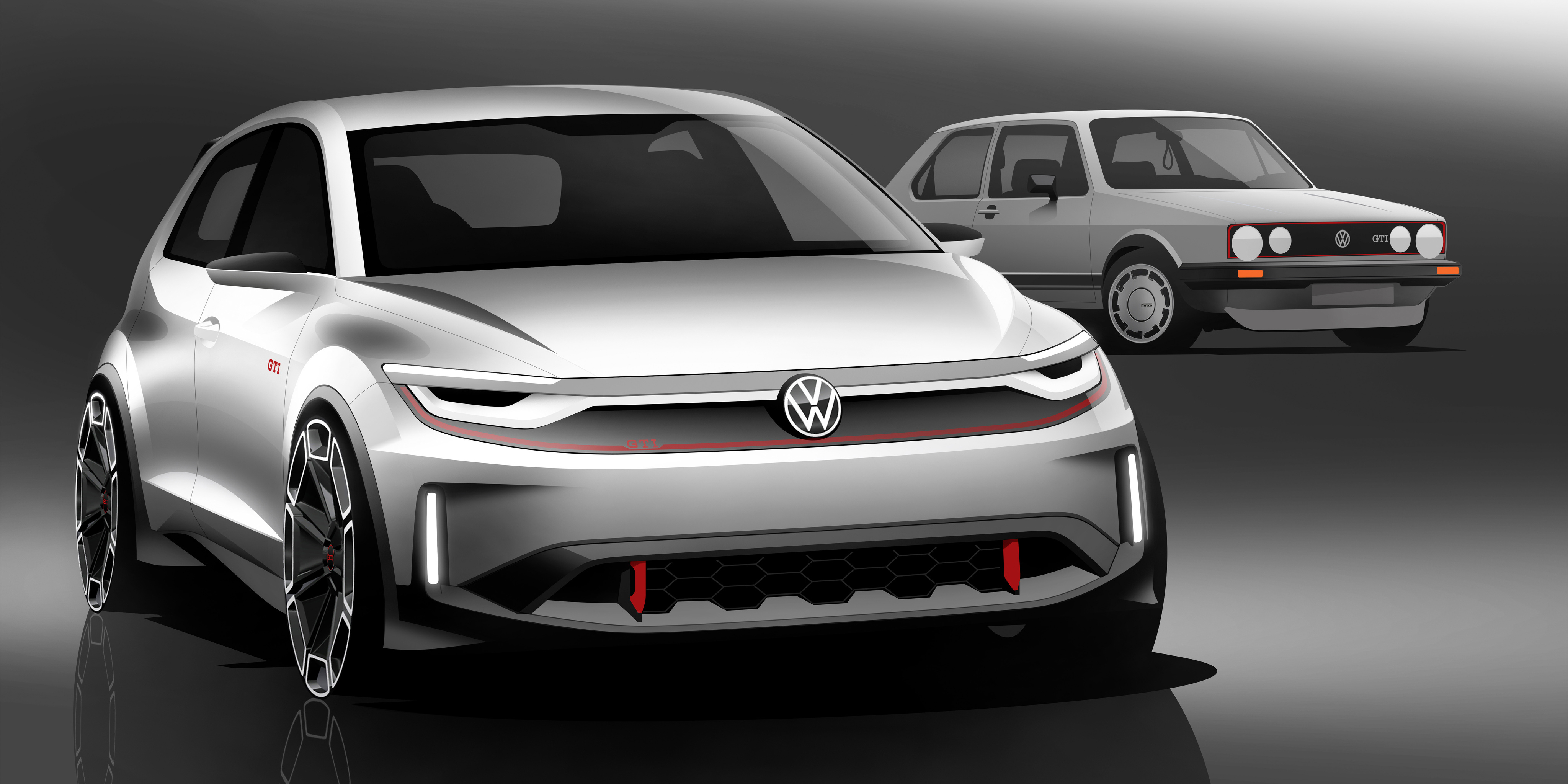 Pare-choc arrière AERO pour Volkswagen Golf 4 avec grand diffuseur.