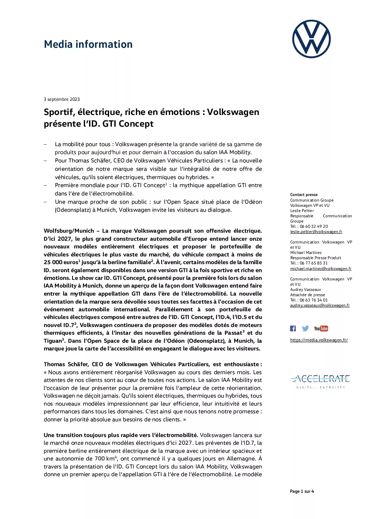 Communiqué de presse - Volkswagen à l'IAA Mobility 2023-pdf