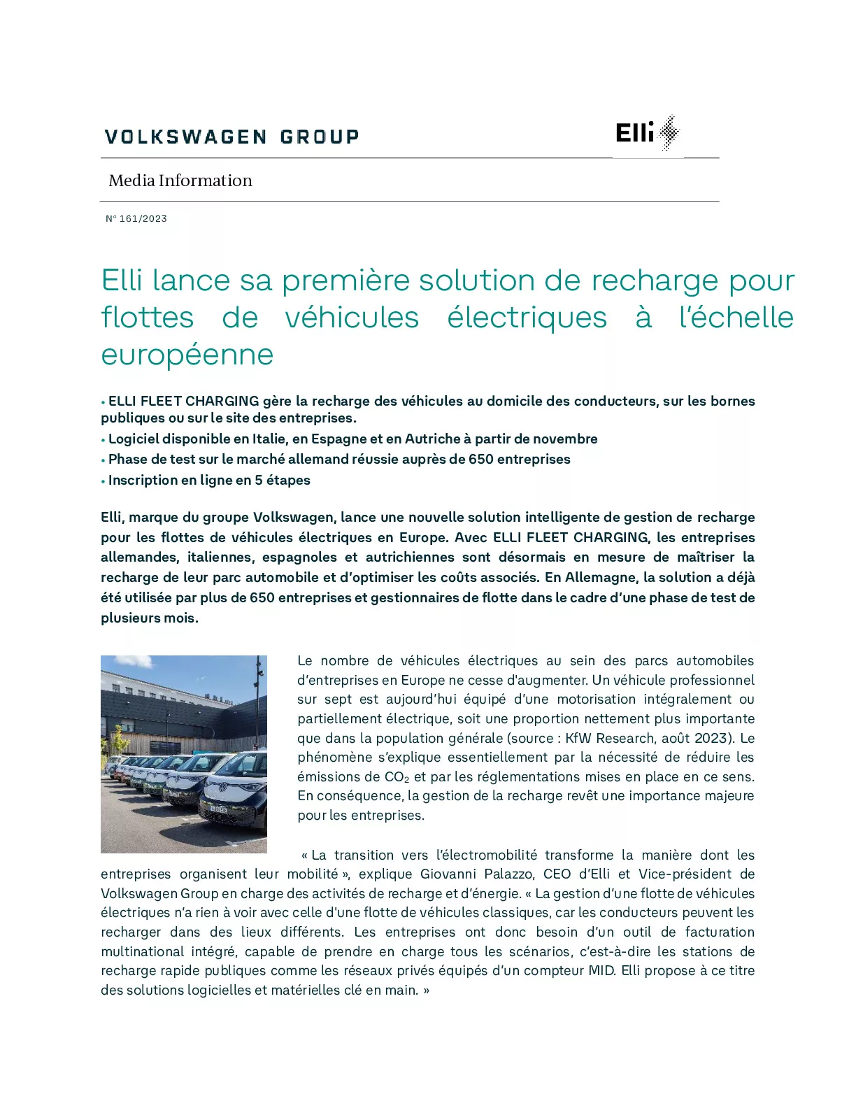 Elli lance sa première solution de recharge pour flottes de véhicules électriques à l’échelle européenne-pdf
