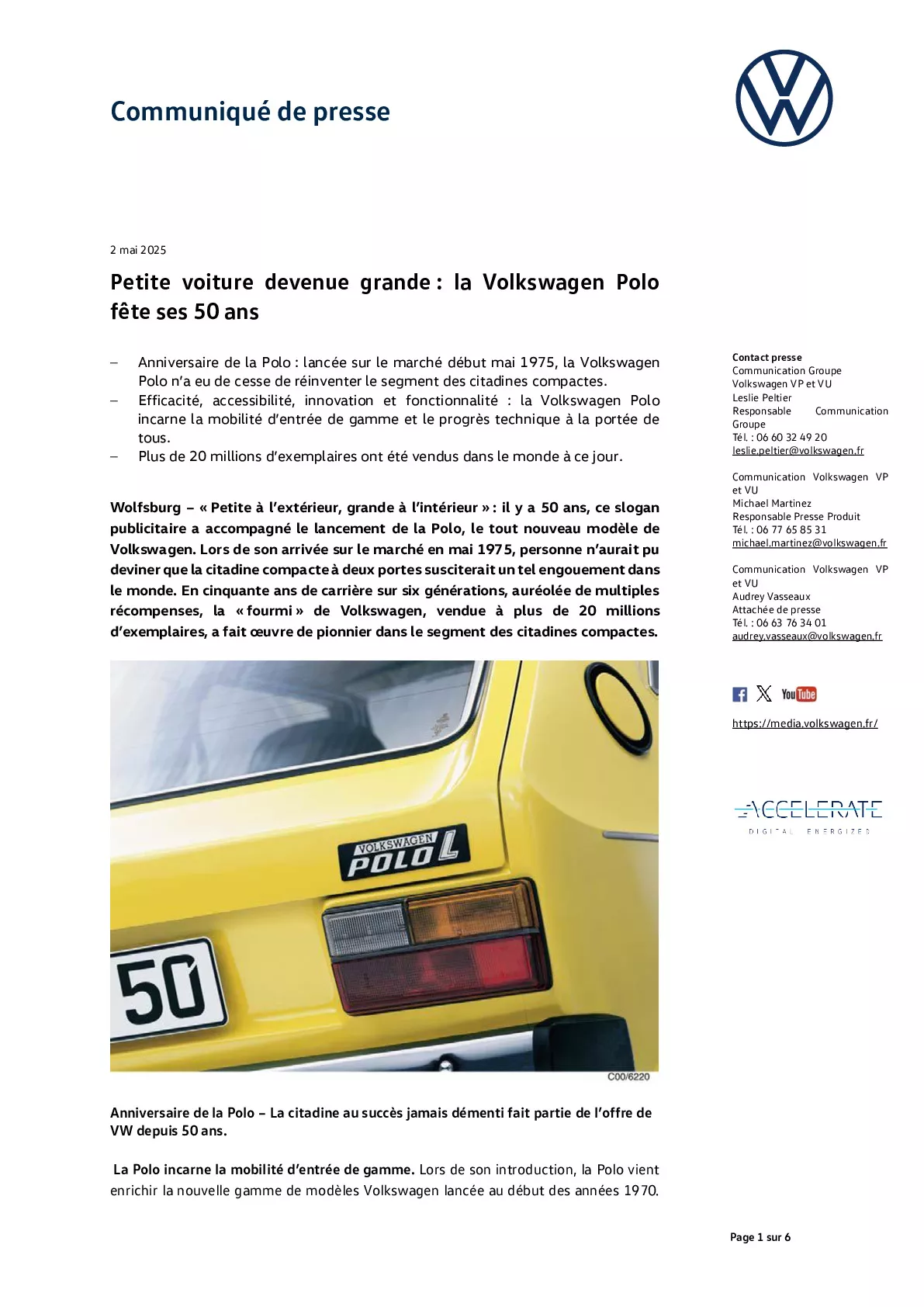 Communiqué de presse