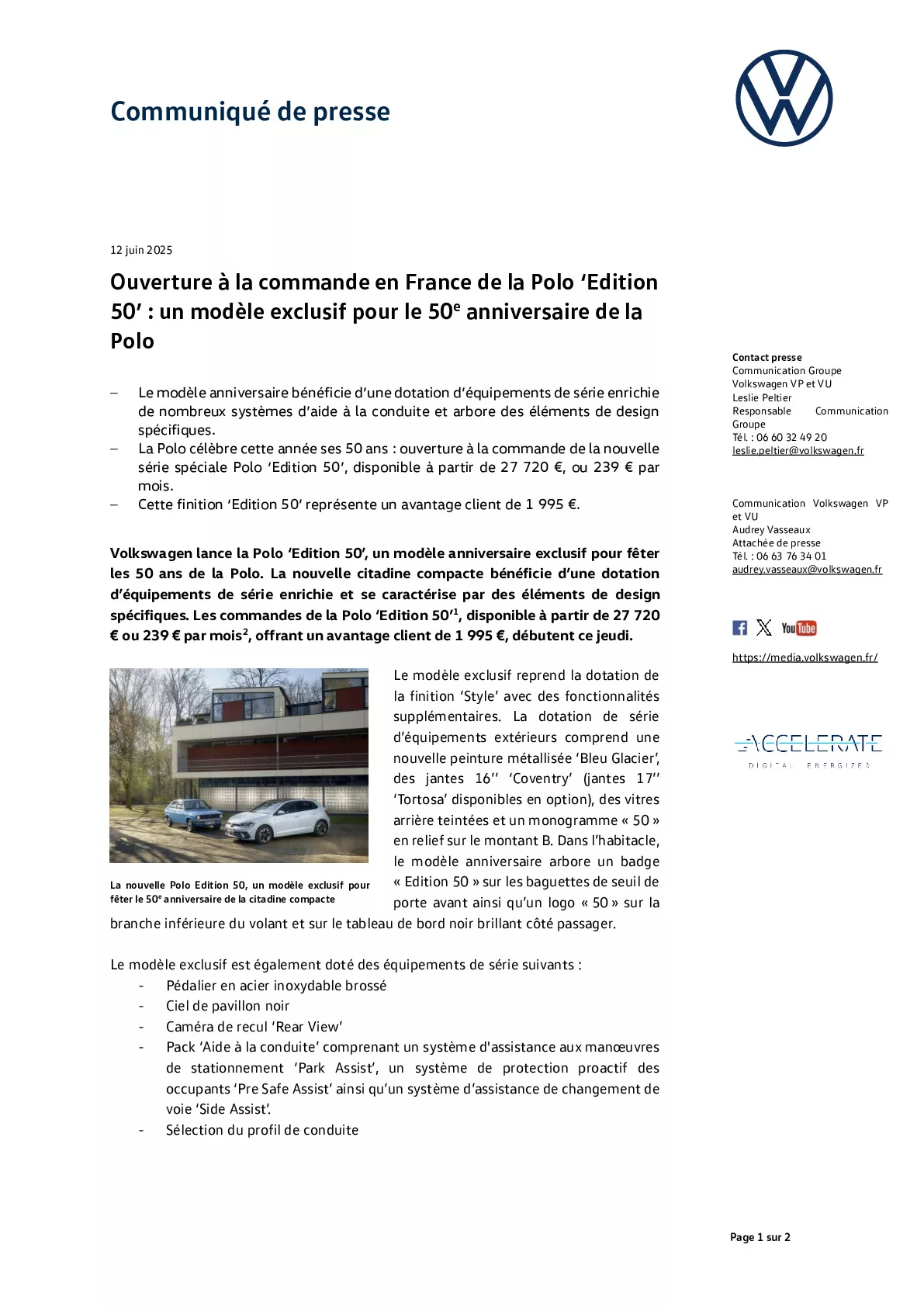 Communiqué de presse